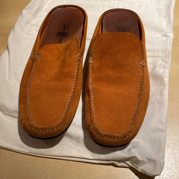 Orange suede The Original car shoe - part of Prada brand - Picture 2 of 3